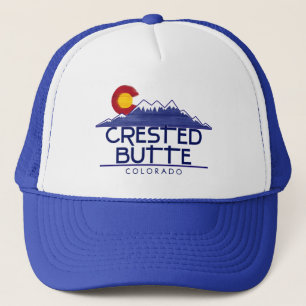 Crested Butte Colorado wood mountains hat