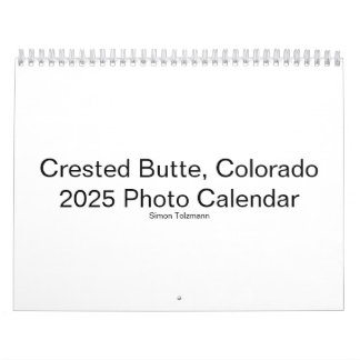 Crested Butte Photo Calendar - 2025
