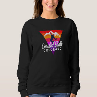 Crested Butte Ski Jump Disco Nights Crested Butte Sweatshirt