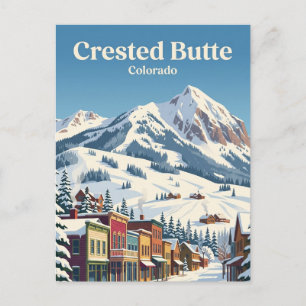 Crested Butte USA Postcard