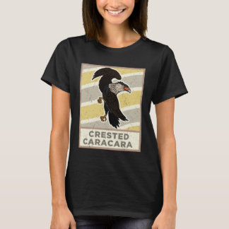 Crested caracara birds biologist ornithologist bir T-Shirt