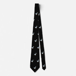 Crested duck white tie