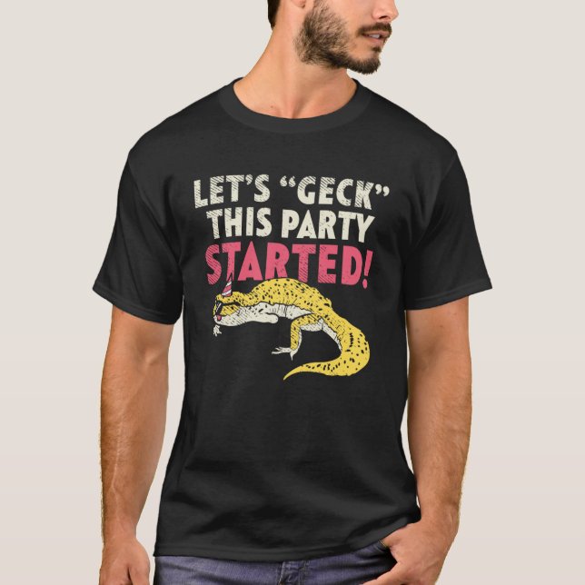 Crested Gecko T-Shirt (Front)