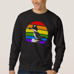 Crested Kingfisher Rainbow Bird Songbird Diversity Sweatshirt