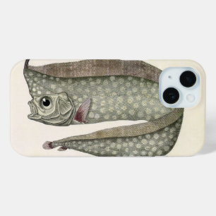 Crested Oarfish Fish, Vintage Marine Aquatic Life iPhone 15 Case
