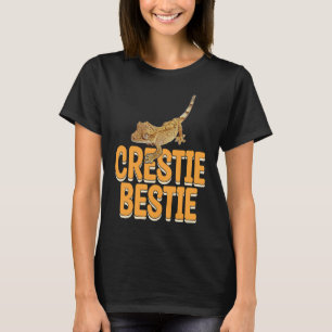 Crestie Bestie Gecko Reptiles Reptile Owner Graph T-Shirt