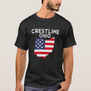 Crestline Ohio USA State America Travel Ohioan T-Shirt