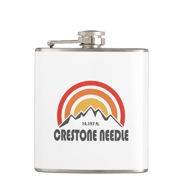 Crestone Needle Hip Flask (Front)