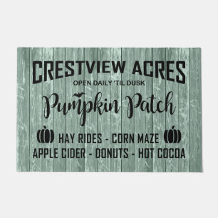 CRESTVIEW ACRES PUMPKIN PATCH DOORMAT