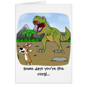 Cretaceous Corgi Card