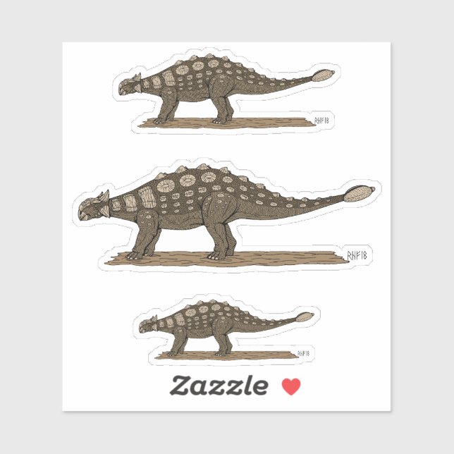 Cretaceous Dinosaur Ankylosaurus (Sheet)