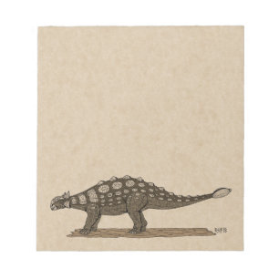 Cretaceous Dinosaur Ankylosaurus Notepad