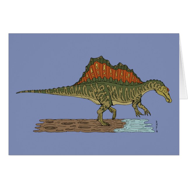 Cretaceous Dinosaur Spinosaurus (Front Horizontal)