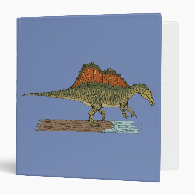 Cretaceous Dinosaur Spinosaurus Binder (Front/Inside)