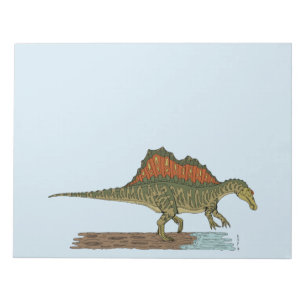 Cretaceous Dinosaur Spinosaurus Notepad