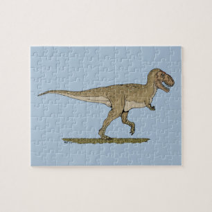 Cretaceous Dinosaur Tyrannosaurus rex Jigsaw Puzzle