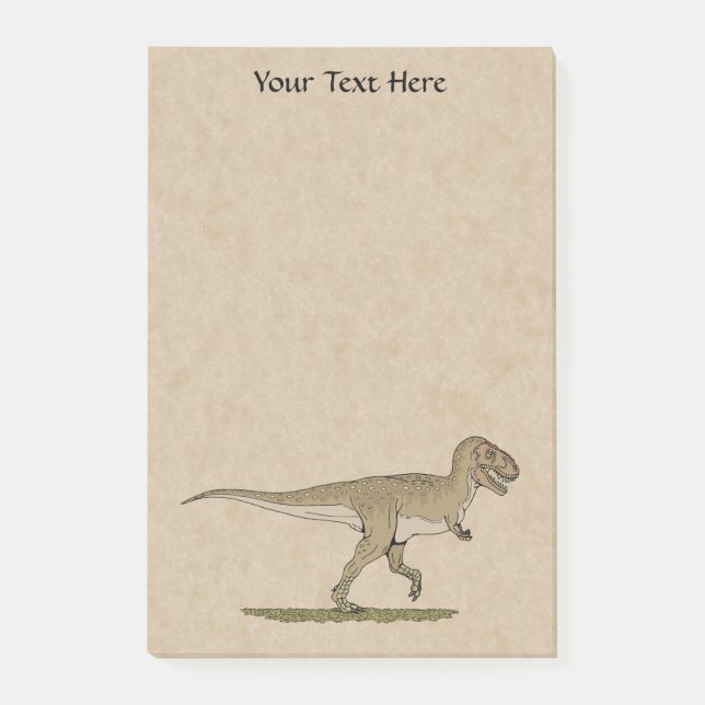Cretaceous Dinosaur Tyrannosaurus rex Post-it Note (Front)