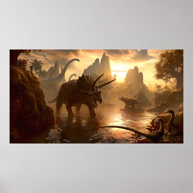 CRETACEOUS SUNSET by Kerem Beyit Poster (Front)