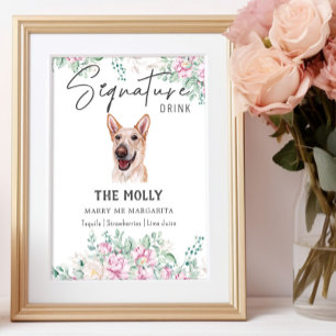 Cretan Hound Dog Signature Drink Sign