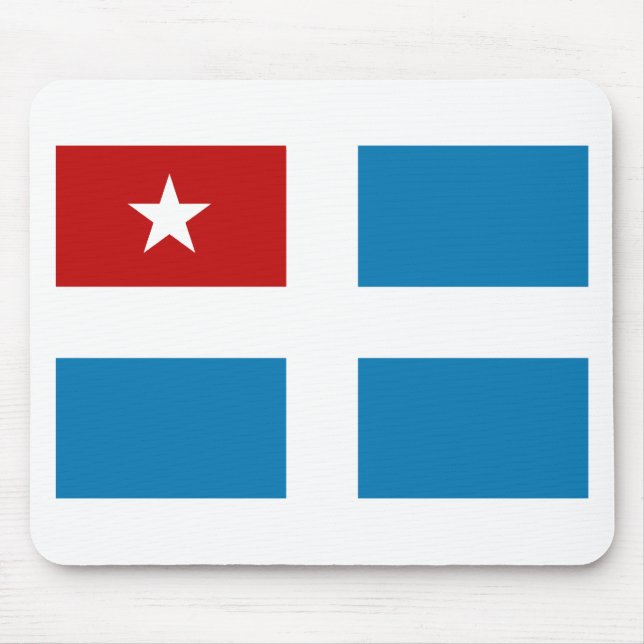 Cretan State Flag Mouse Pad (Front)
