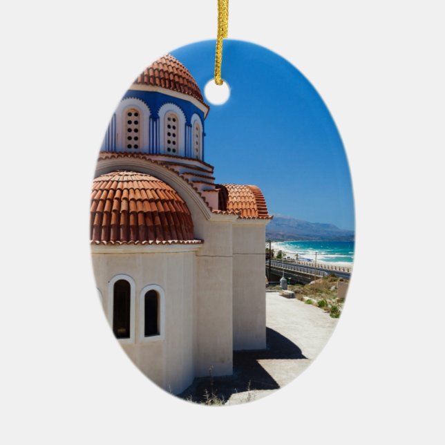 Crete 6 ceramic ornament (Front)