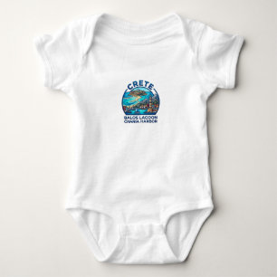 CRETE, BALOS LAGOON & CHANIA HARBOR BABY BODYSUIT