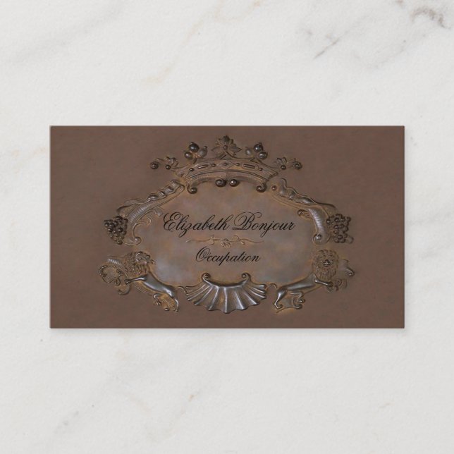Crête - carte de visite (Devant)
