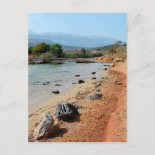 Crète - Carte postale de plage Georgioupoli