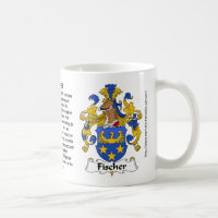 Crête de famille de Fischer sur une tasse