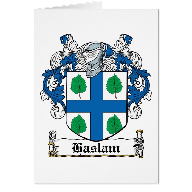 Crête de famille de Haslam (Devant)