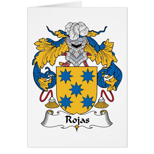 Crête de famille de Rojas (Devant)