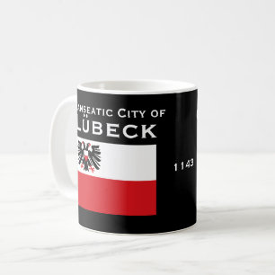 Crête de Lübeck - de l'Allemagne et tasse faites