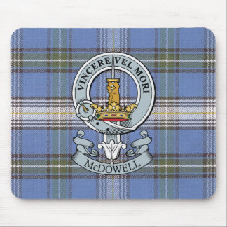 Crête de McDowell + Tapis de souris de tartan