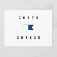 Crete Greece Alpha Dive Flag