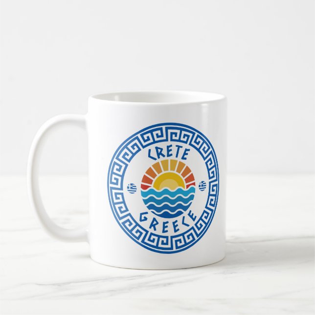 Crete Island, Greece Coffee Mug (Left)