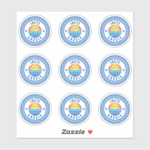 Crete Island, Greece Multiple Pack Sticker