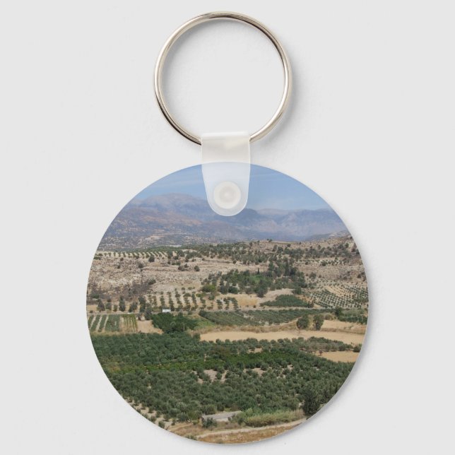 Crete Landscape Keychain (Front)