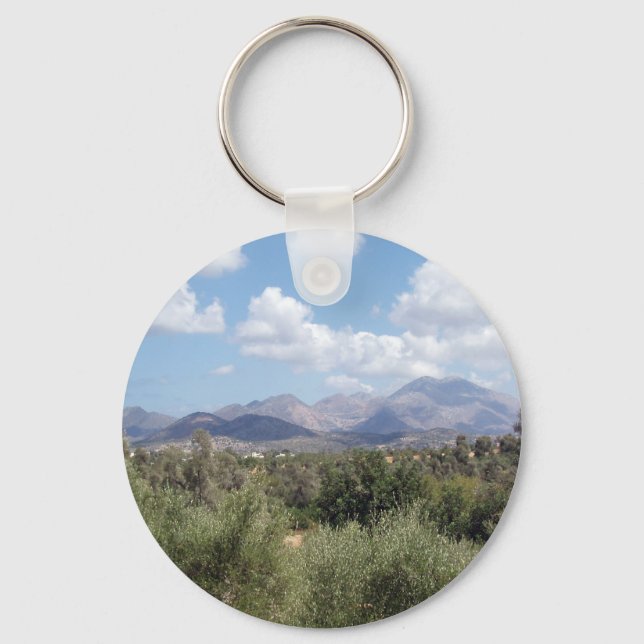 Crete Mountain Keychain (Front)