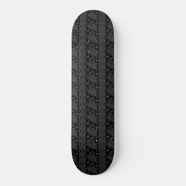 CRÊTE NOIRE CONCEPTION DE L'ÉCRAN POUR SKATEBOARD (Recto)