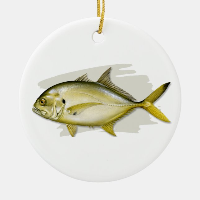 Crevalle Jack Ceramic Ornament (Front)