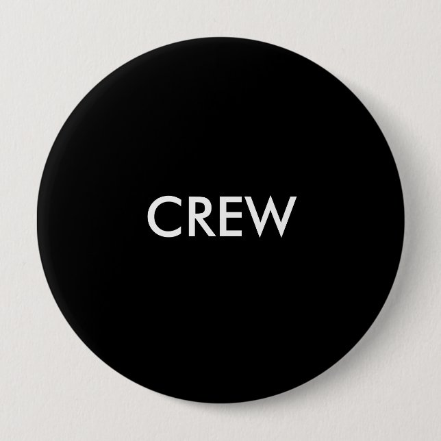 CREW 4 INCH ROUND BUTTON (Front)
