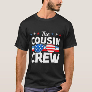 Crew 4th Of July Patriotic American Family Matchin T-Shirt