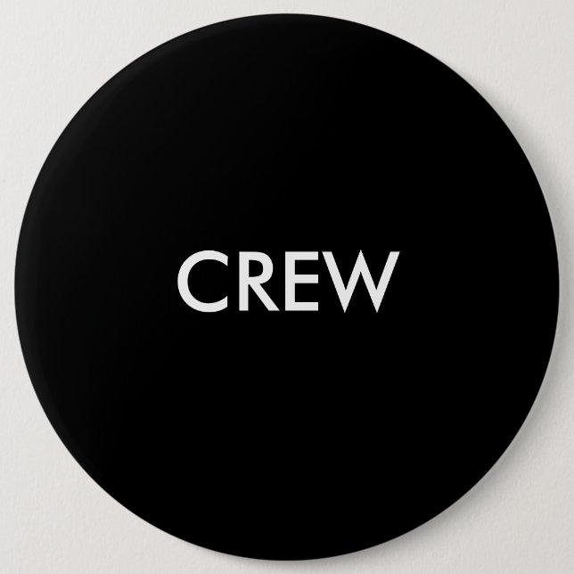 CREW 6 INCH ROUND BUTTON (Front)