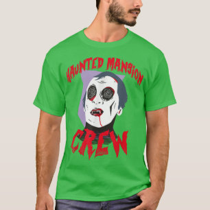 Crew Haunted Bewitch Mansion Vampire  Halloween  T-Shirt