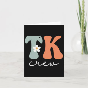 Crew Retro Groovy Vintage Women Happy First Day Of Card