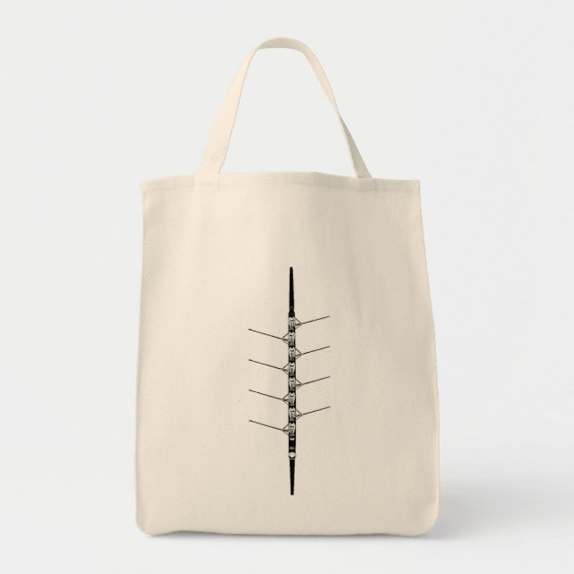 Crew rowing - Grocery Bag (Front)