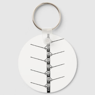 Crew rowing - Key Chain