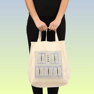 Crew rowing positions tote bag