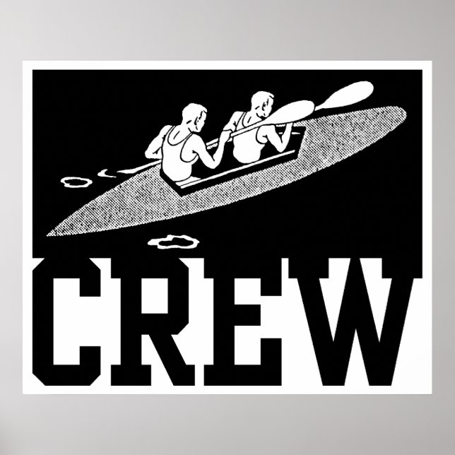 Crew Rowing Poster (Front)