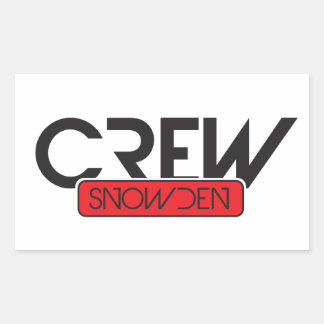 Crew Snowden Sticker